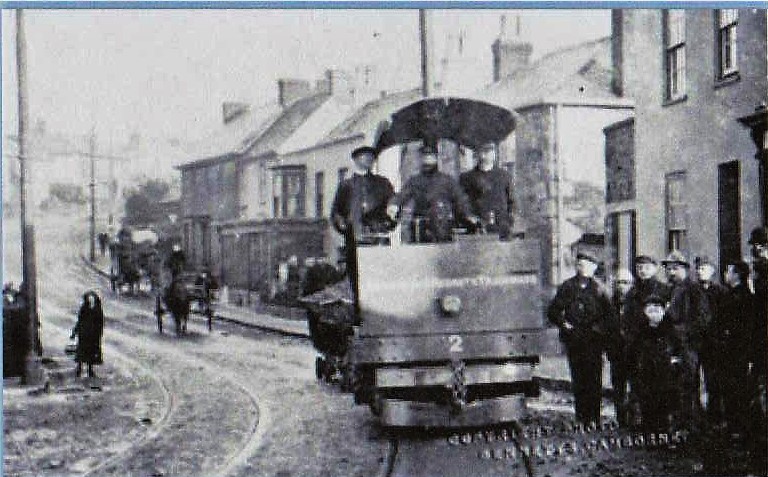 pool fore street with mineral tram